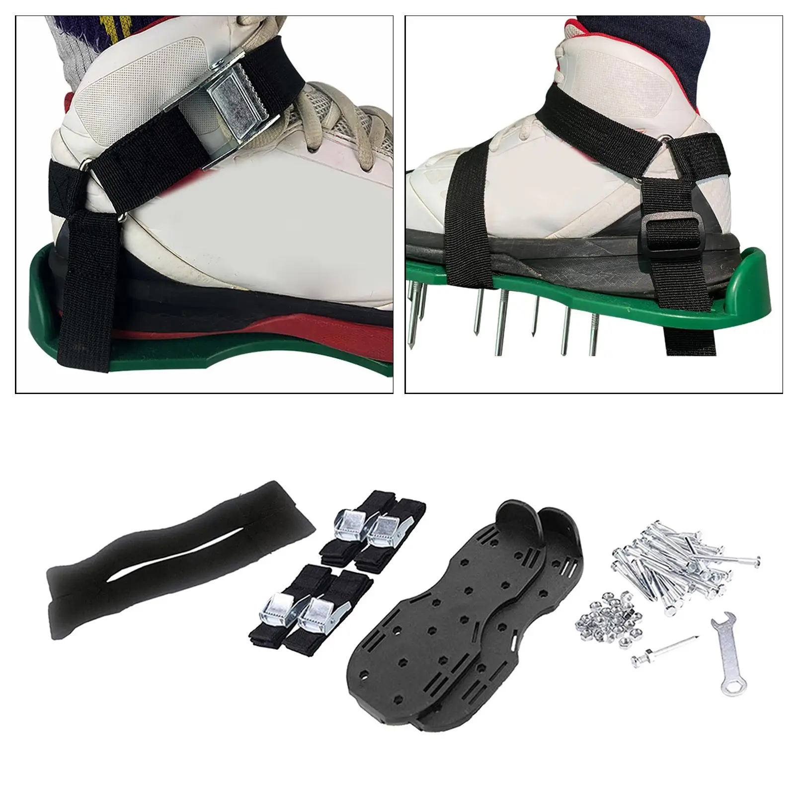 

Lawn Aerator Comfortable Grass Aerating Sandals for Lawns - Aeration Shoe Pair with s Buckle