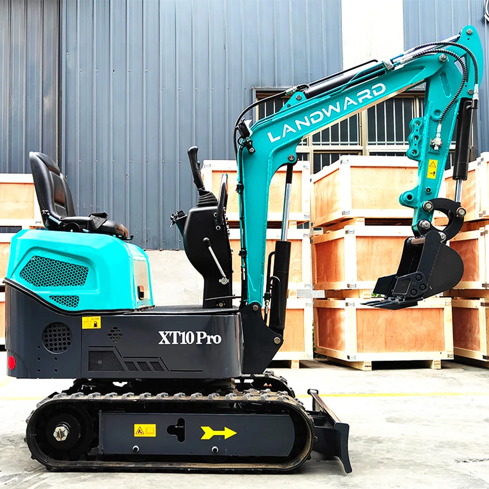 

High Quality Hydraulic Trencher Customized 1000 KG Home Use Mini Digger 1 Ton Agricultural Small Crawler Excavator Wholesale