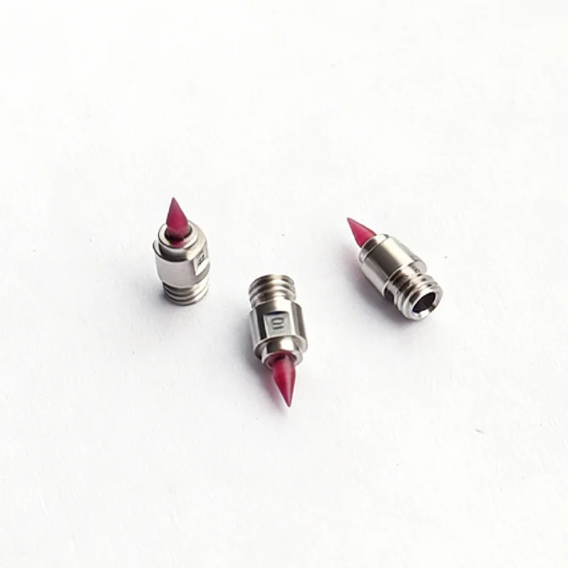 Ruby Dispensing nozzle 0.08mm-1.0mm for Musashi Dispensing Machine Ultra-precision and Used Industrial Synthetic Ruby