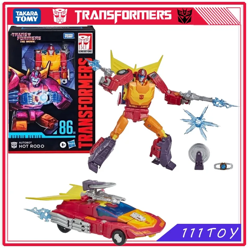 

In Stock Takara Tomy Transformers The Movie1986 Studio Series 86-04 Voyager Hot Rod Anime Figures Robot Toys Action Figure Gifts