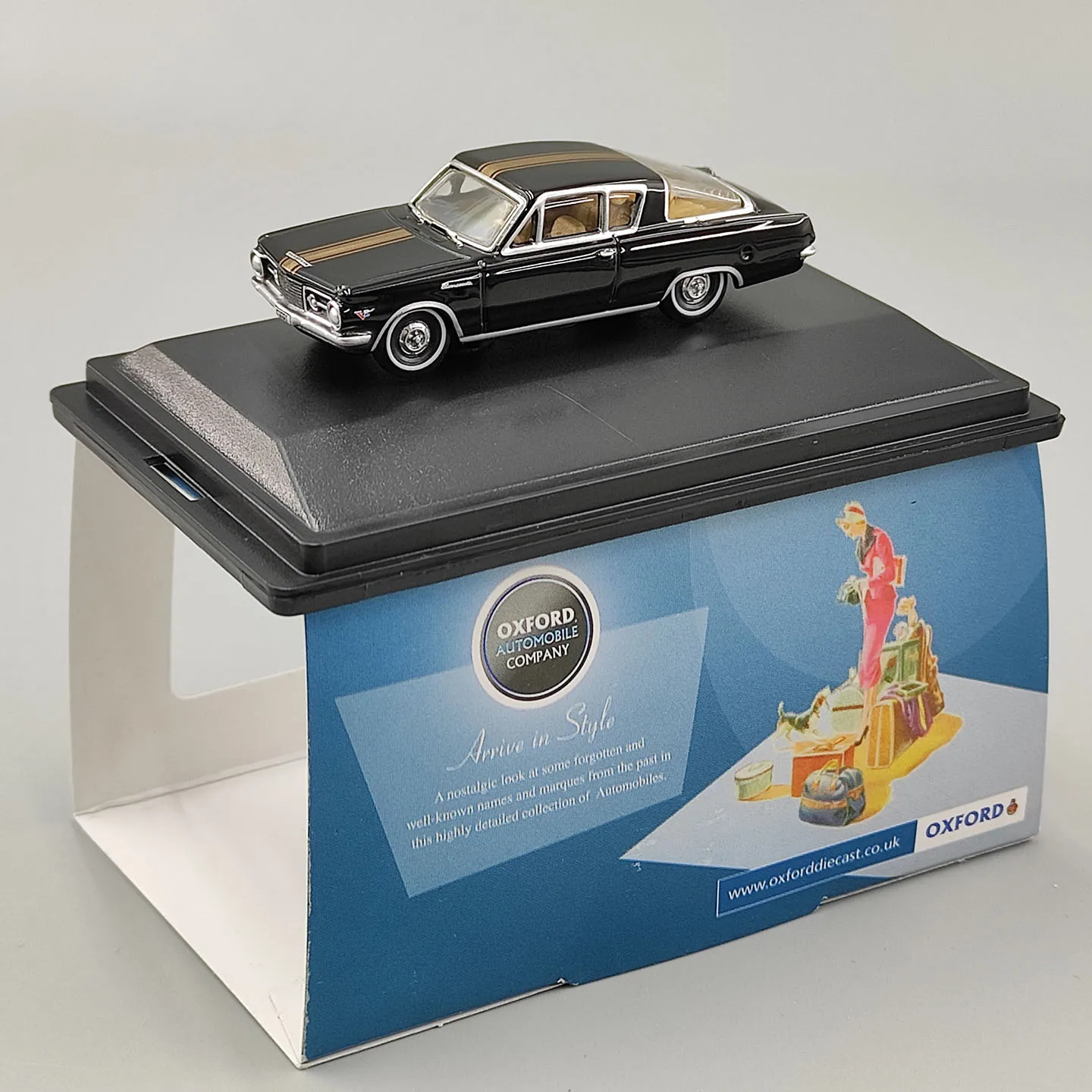 Diecast OXFORD 1:87 Scale Barracuda 1965 Alloy Car Model