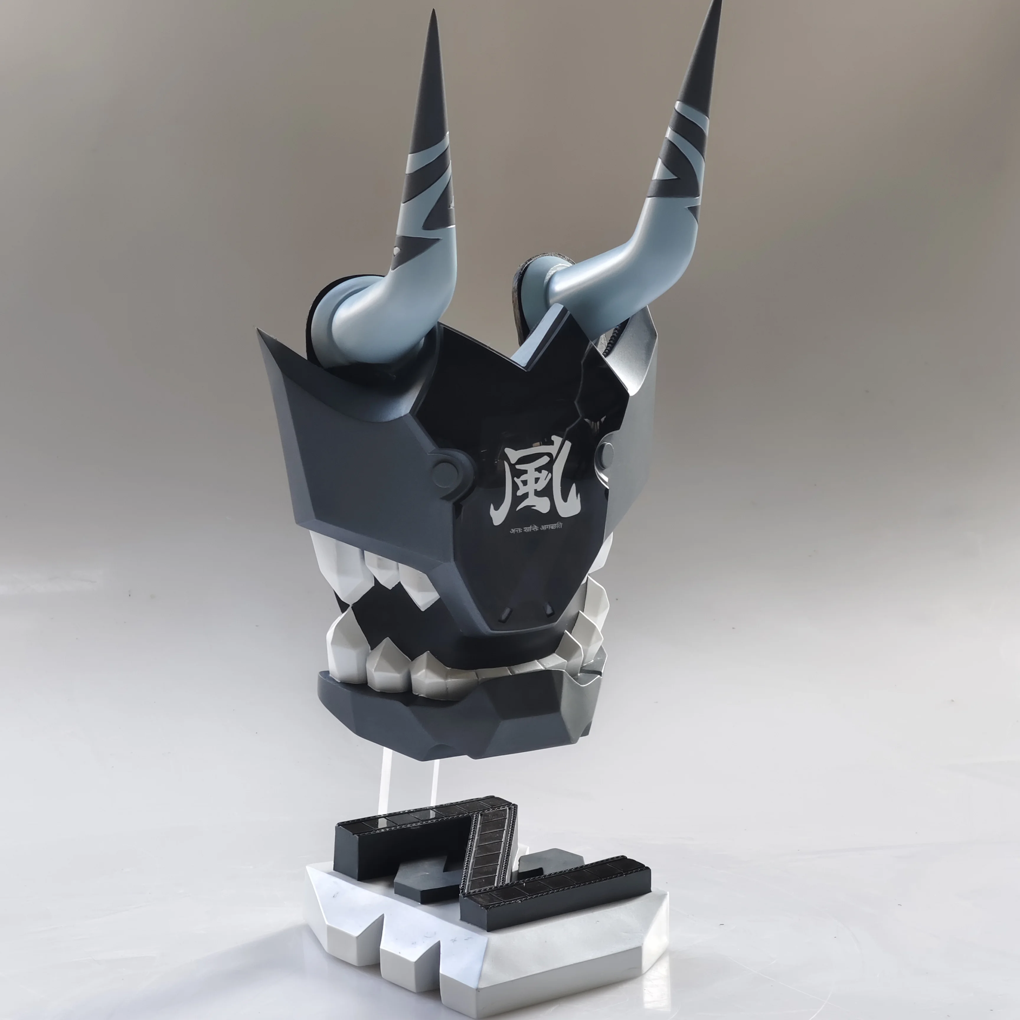 Anime Soukaku Cosplay Mask Horn Zenless Zone Zero Cos Role Party Props Masks Horns For Women Men Cos Punk Mechanical Function