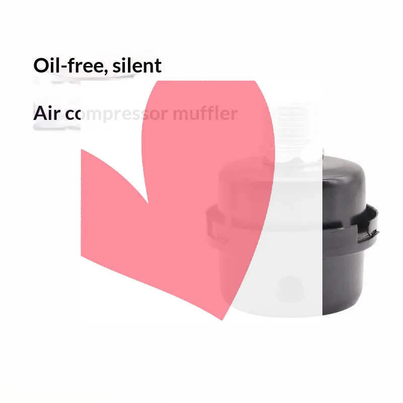 Easy Install Air Compressor Muffler Filter 1/4 3/8 1/2 Thread Oil Free for Professional Air Pump Auto Repair Shop Use