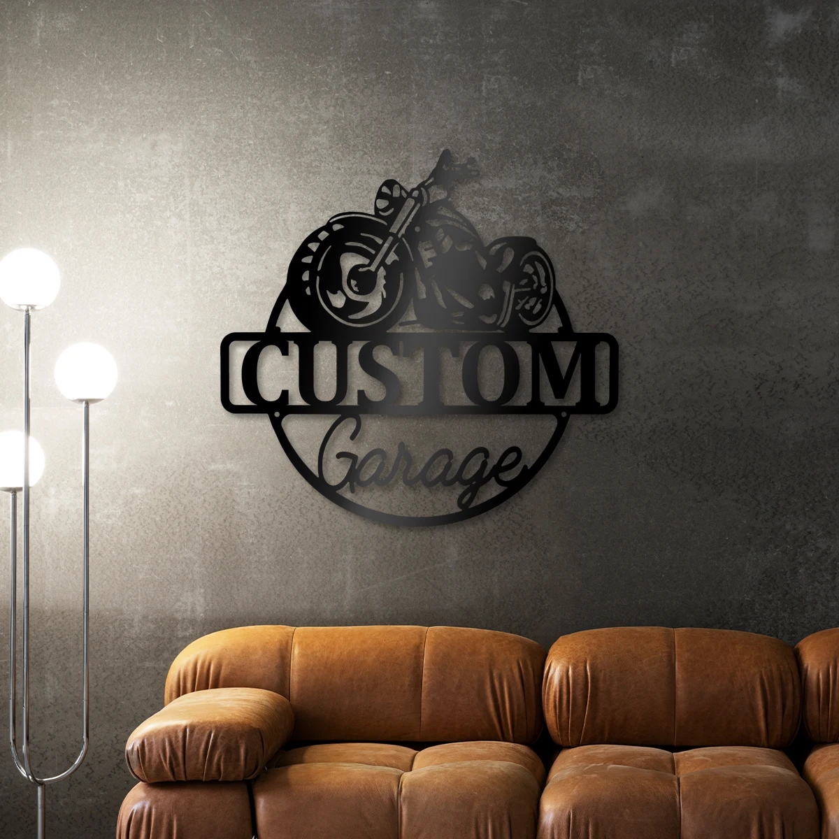 

1pc new Cool Motorcycle Personalized Name Metal Wall Signs Iron Wall Plaque For garage Home Decor Living Room Bedroom