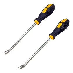 Extractor de clavos de 3Mm, destornillador de punta en U, remache de uñas, elevador de tachuelas, extractor de grapas, herramienta removedora, paquete de 4