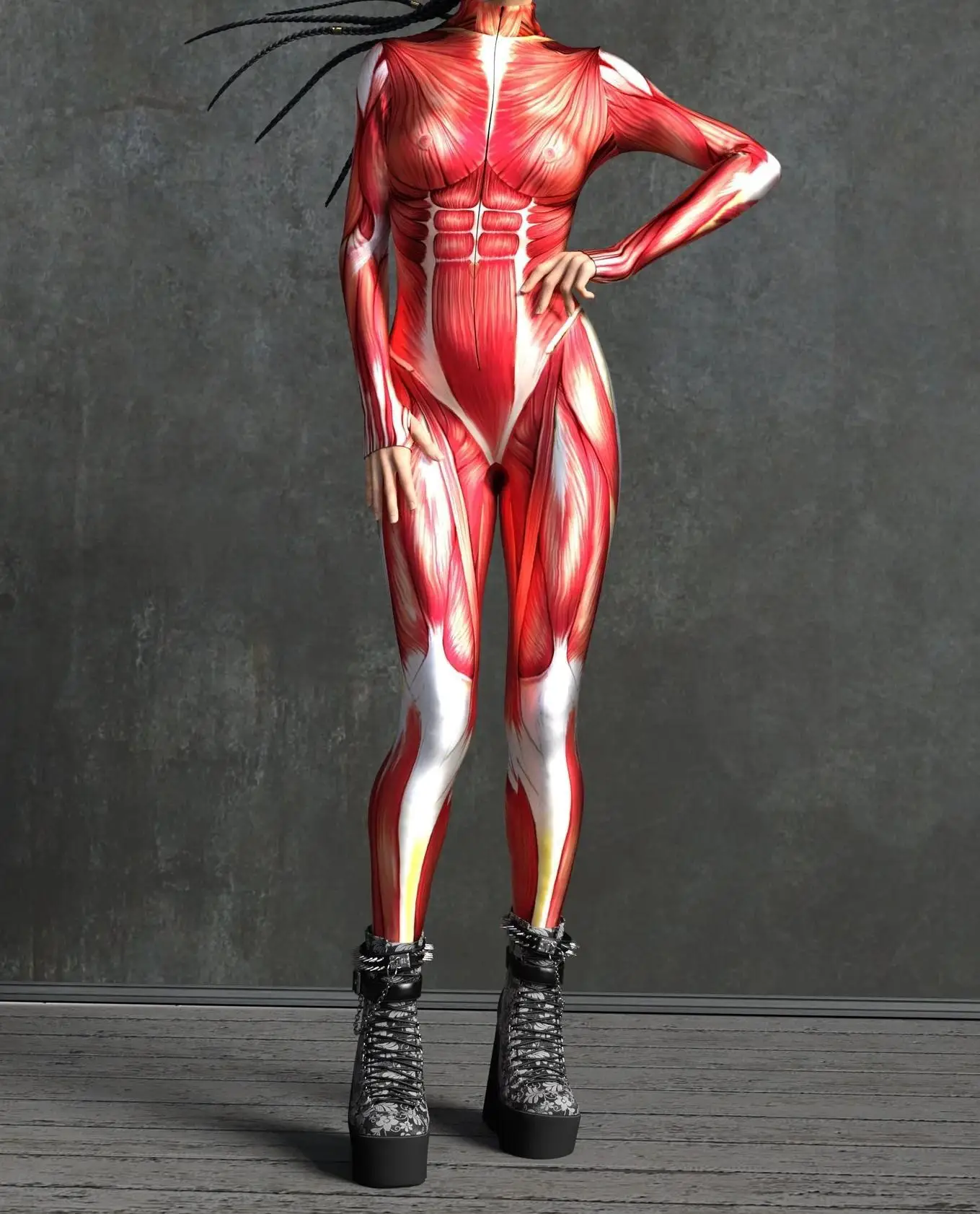 Damen Sexy Rüstungs-Overall für Feiertage, Partys, Halloween, Karneval, Cosplay-Kostüm, Steampunk-Maskerade-Bodysuit – Detail 25