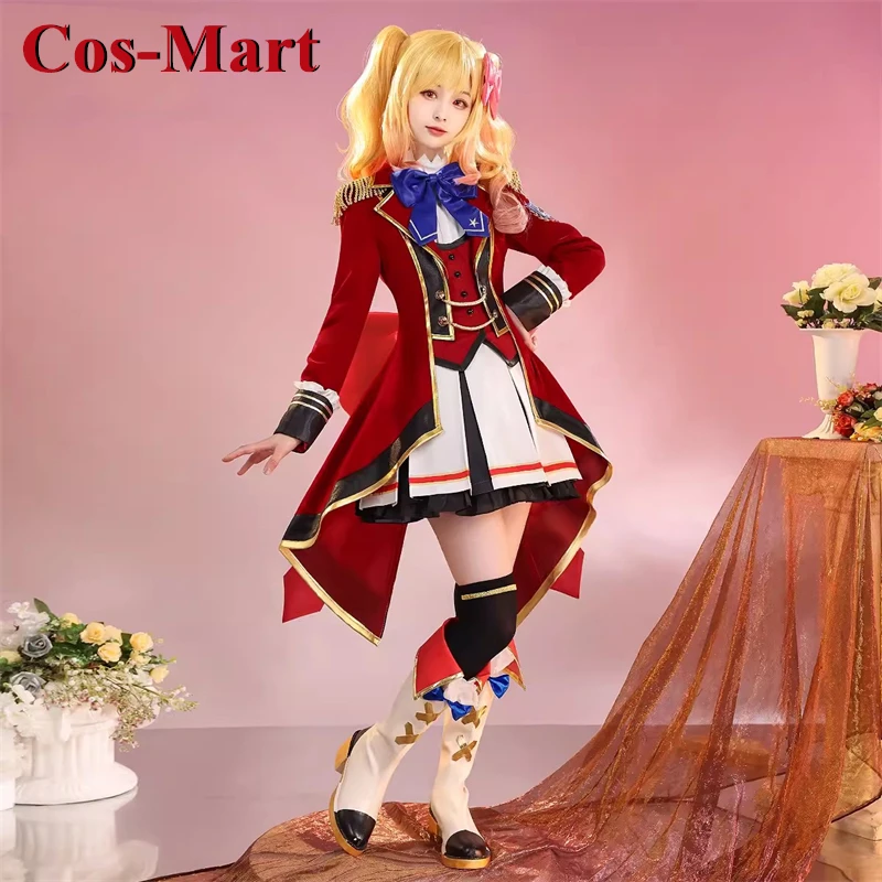 Cos-Mart Game Aikatsu ! Hoshimiya Ichigo Nijino Yume Cosplay Costume Cambrian Lovely School Uniform Halloween Skin Game Suit S4