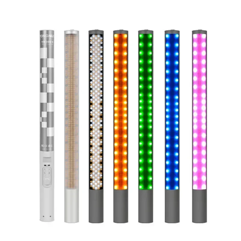 

Adjustable color temperature RGB full color stick light, handheld fill light ice light LED photography light