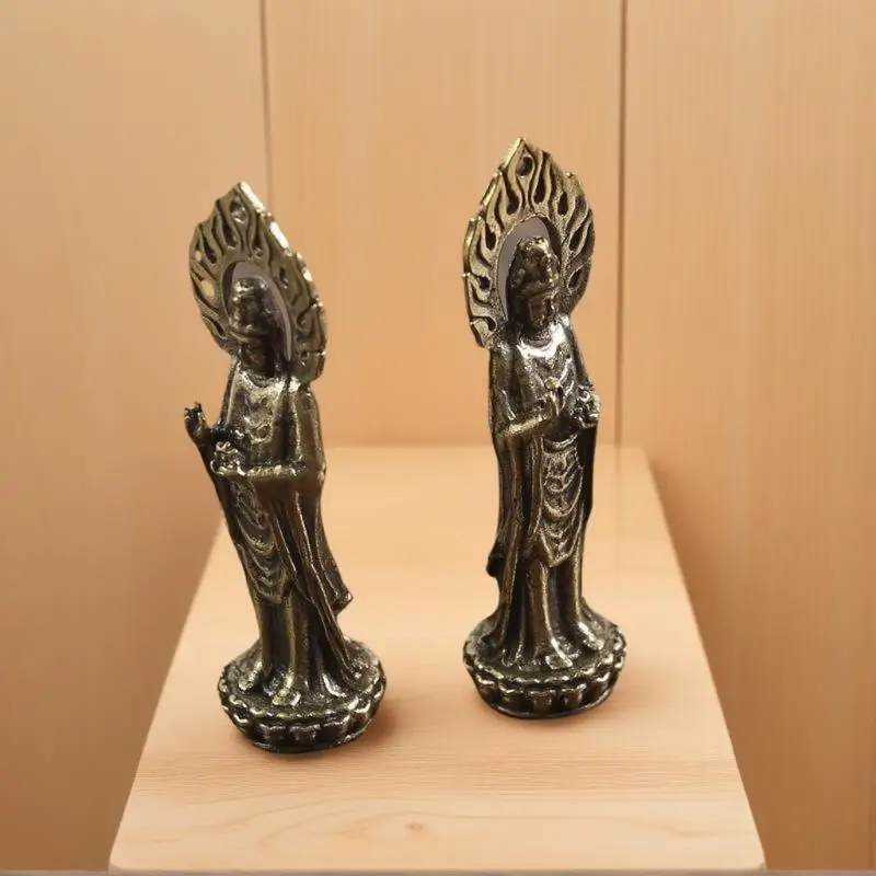 Handicraft Buddhist Decor Buddha Guanyin Statue Bodhisattva Buddha Statue Desktop Decoration