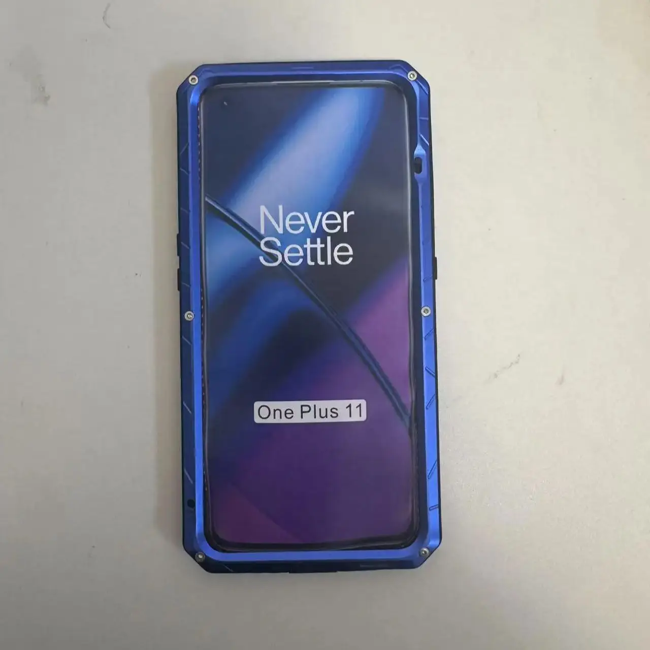 

Imatch Aluminum Metal Silicone Shockproof Cover For Oneplus 11 10 9 Pro Cover No Tempered Glass Gift Case Heavy Duty Protector