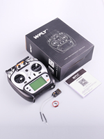 WFLY ET08A New Version 2.4G 8CH RC radio transmitter receiver RF206S the best remote for rc beginners
