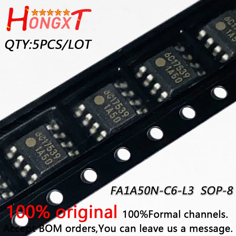 5PCS 100% New 1A50 1A60 FA1A50N FA1A60N FA1A50N-C6-L3 FA1A60N-C6-L3 SOP-8.Chipset