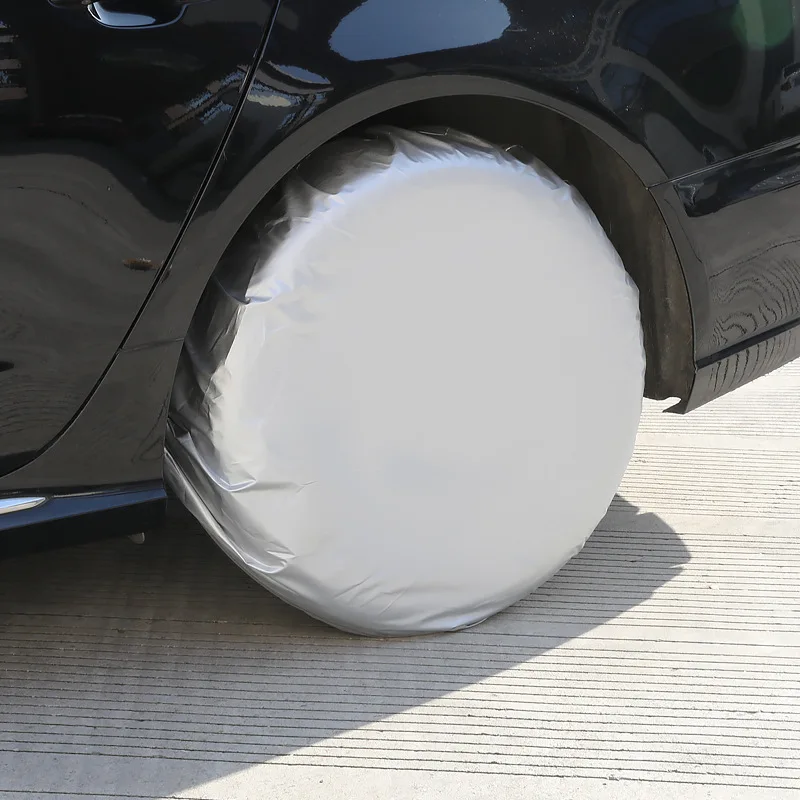 Car Tire Protective Cover 420D Oxford Cloth Spare Tire  Waterproof and Anti-dirty Polyester  Snow Modification Dust and Rain