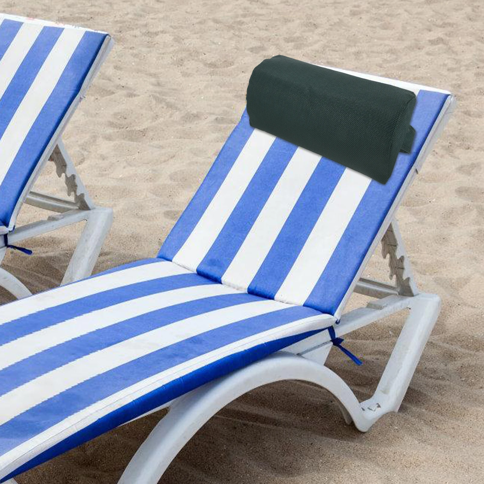 

Inflatable Beach Chair Accessories Pillows Office Sponge Car Lumbar Support for Driving Seat