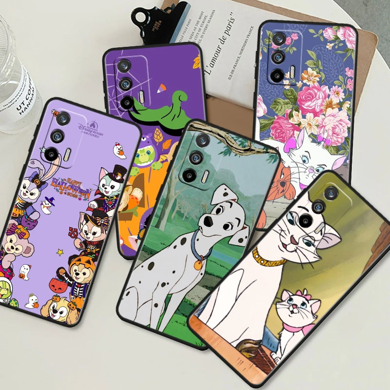 Cute Disney Dalmatians For OPPO Realme GT Neo 5 SE 10 9i 8i 7i 6s 5 Narzo 50i 50A 240W Pro Plus Black Soft Phone Case