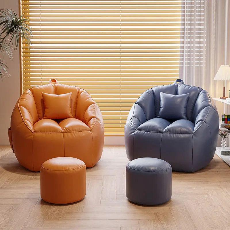 Lazy Sofa with Single Bean Bag, Can Sit and Lie Down for Girls, Bedroom, Children's Reading, Small Sofa, Balcony Chair