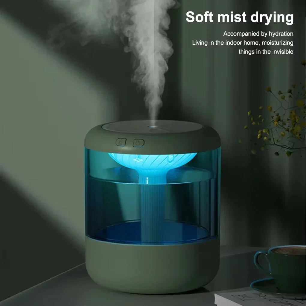 

1.2L High Capacity Air Humidifier 2 Gear Adjustable Bedroom Room Office Home Indoor Tabletop Diffuser Humidification Mist Maker