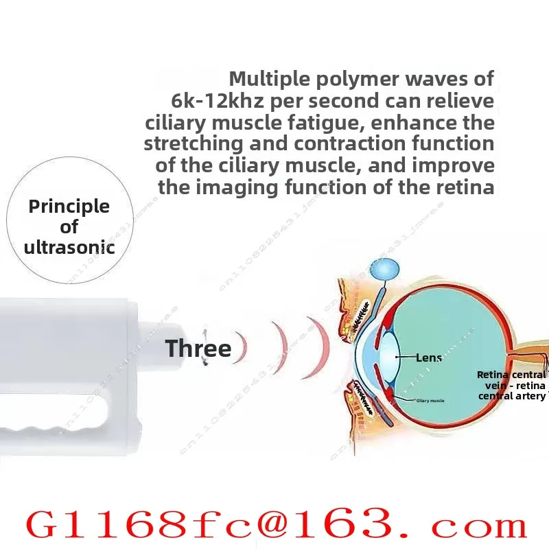 Eye Massager, Visual Comfort Device, Used To Relieve Eye Fatigue, Relax, Heat and Massage