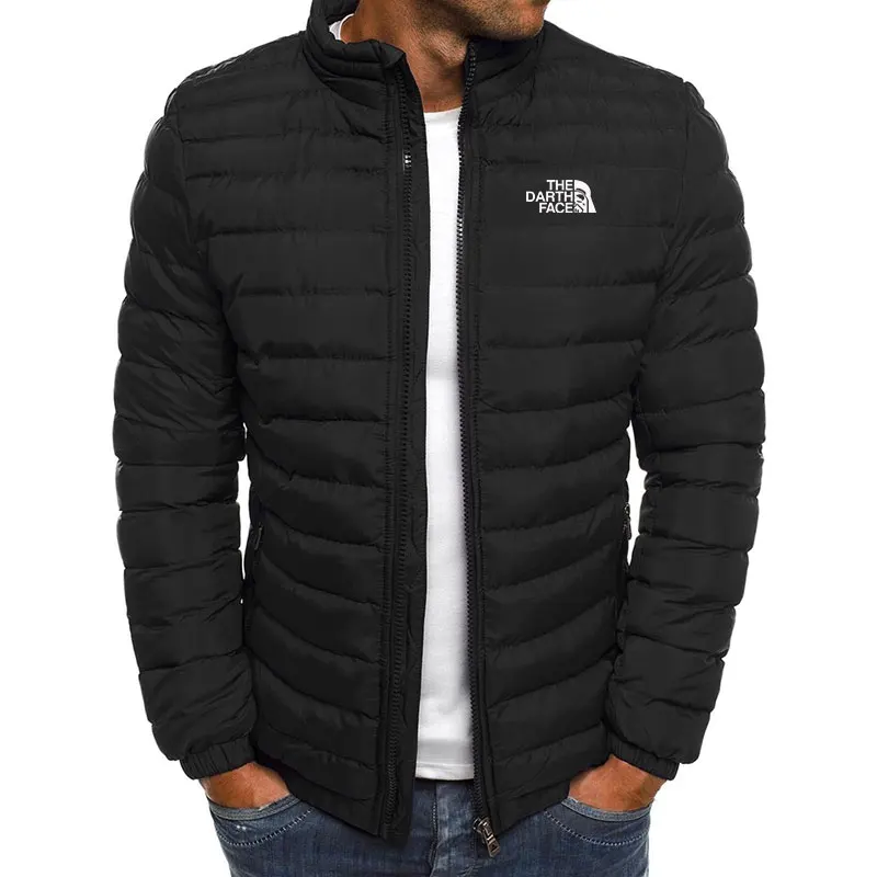 Abrigo grueso supergrande para hombre, chaqueta cálida con cremallera, estilo callejero, talla grande, moda de otoño e invierno