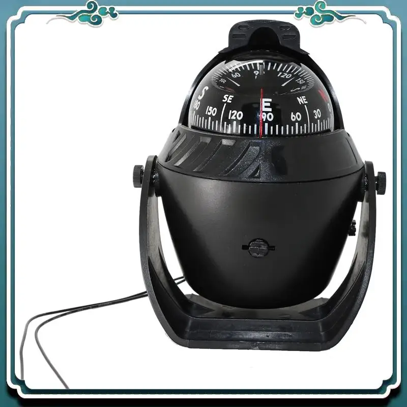 ABTU-LC760 Nautical Compass Black Nautical Compass Plastic Nautical Compass LED Accessory For Boats