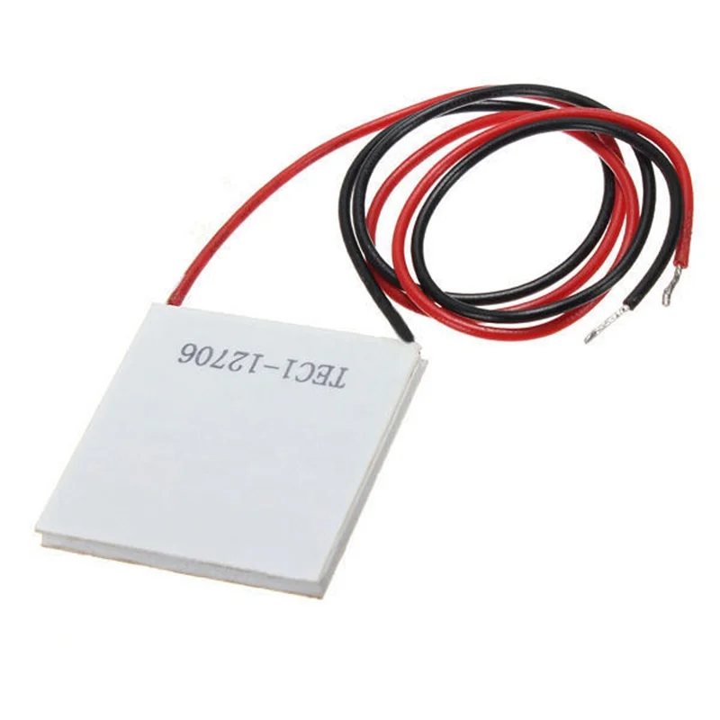 12V 5.8A 65W TEC1-12706 Thermoelectric Cooler Cooling Peltier Plate Module 40X40mm