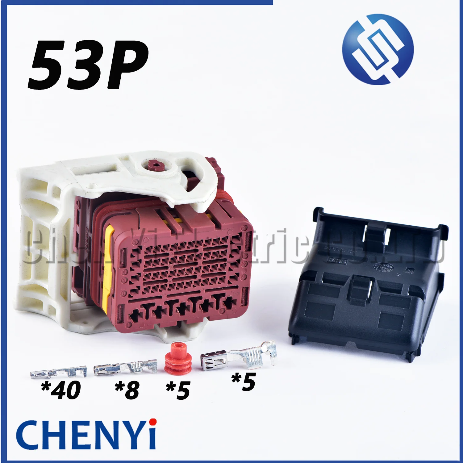 53 Pin/way Computer board ECU connector ABS pump plug 64325-1010 64325-1023 64325-1091 64321-1101 98997-1002 for Citroen Peugeot