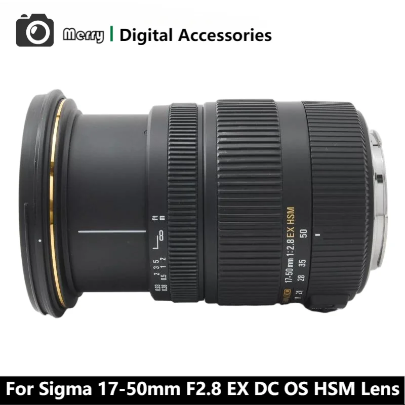 

98% New Genuine For Sigma 17-50mm f/2.8 EX DC OS HSM wide angle zoom Lens for Canon or for Nikon Mount