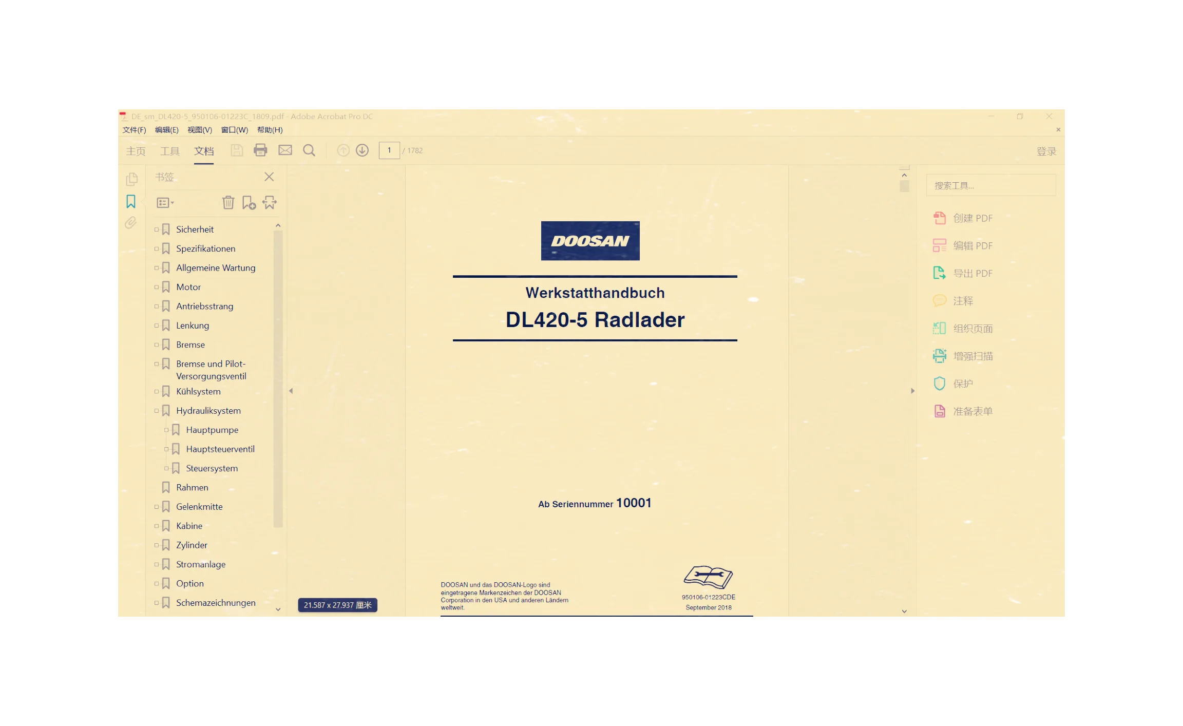 

AutoCD DEVELON Doosan WorkShop Manual and Maintenance and Wirings Diagrams for All Models PDF 2026