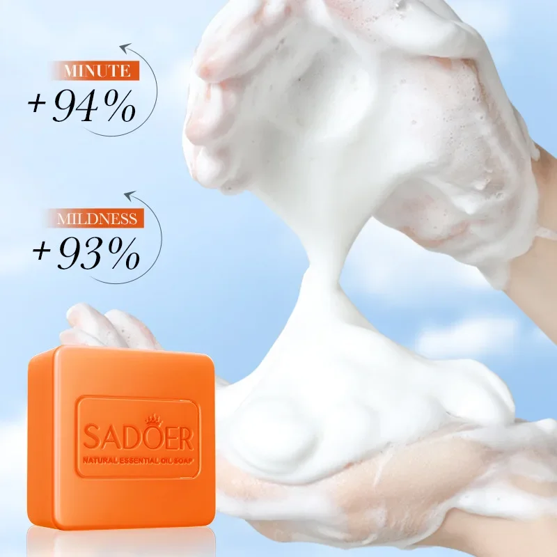 Orange Essential Oil Soap Ouhoe Travel Ivory Fabric Perfume Portable Sheets Body Lemon Lotion Whitening Cream Women Cleaner Man