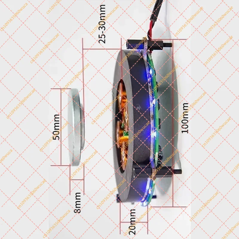 Heavy-Duty Magnetic Levitation Module | DIY Bare Metal Maglev Core for Speakers, Plants & Exhibition Stands