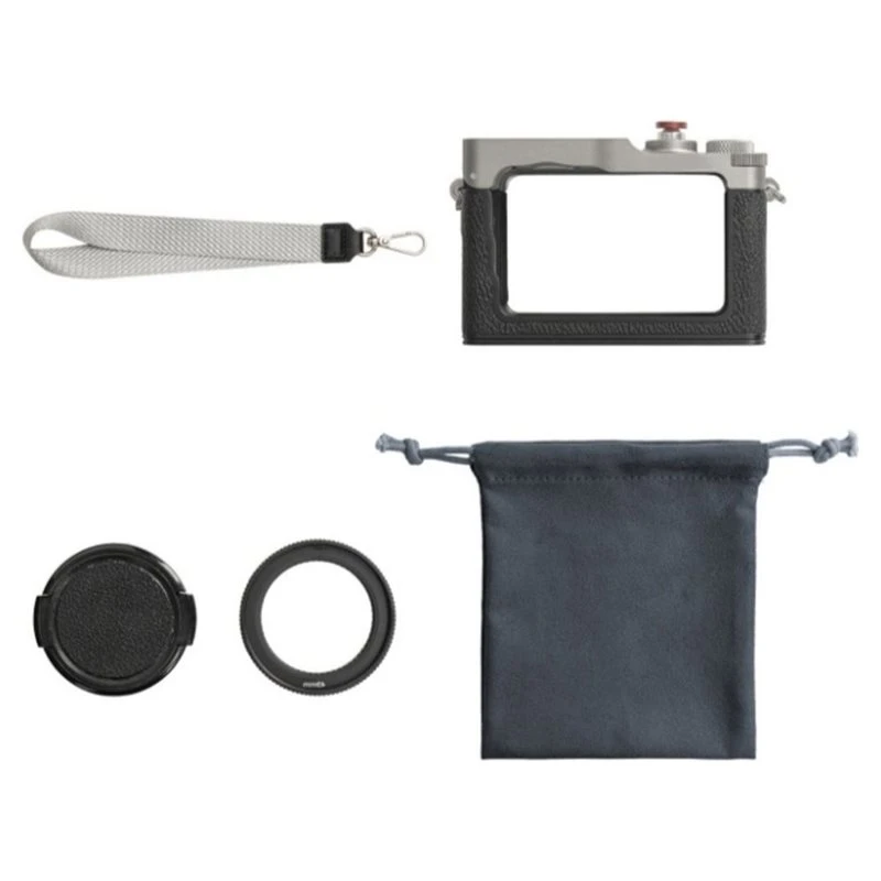 N91R-Retro Camera Cage For DJI Osmo Action 6 Aluminum Frame