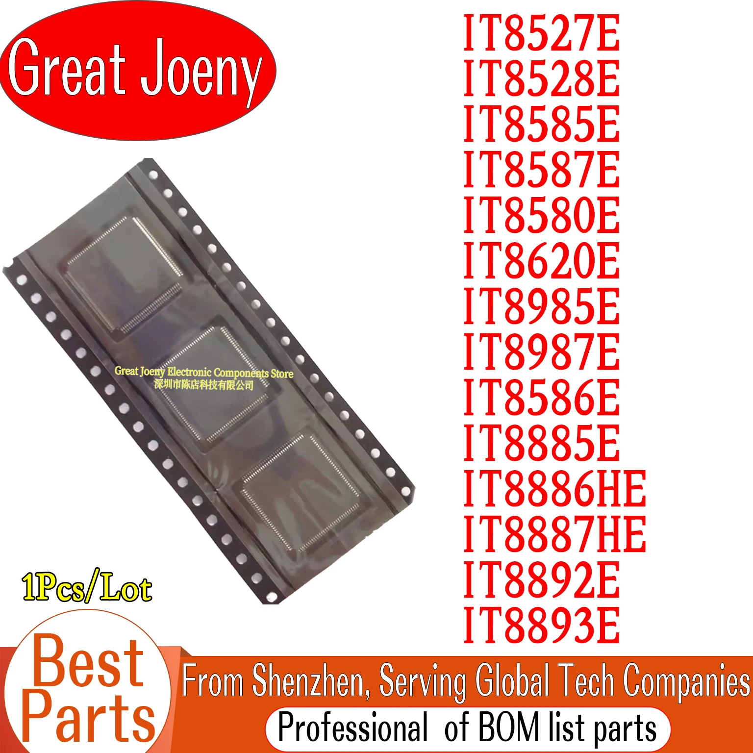 1pcs IT8527E IT8528E IT8585E IT8587E IT8580E IT8620E IT8985E IT8987E IT8586E IT8885E IT8886HE IT8887HE IT8892E IT8893E QFP-128