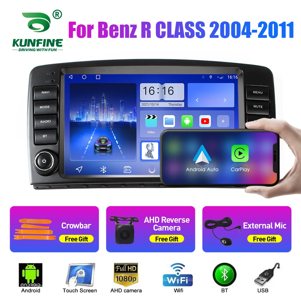 

Автомобильный радиоприемник для Benz R CLASS 2004-20112Din Android, восьмиядерный автомобильный стерео DVD, GPS-навигатор, плеер, мультимедиа, Android, авто Carplay