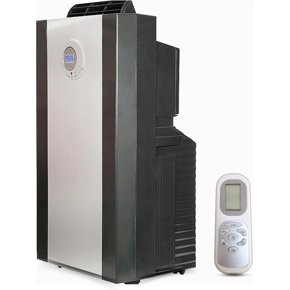 14,000 BTU (9,456.1 BTU SACC) Dual Hose Cooling Portable Air Conditioner, Dehumidifier, and Fan with 3M Filter Storage Bag