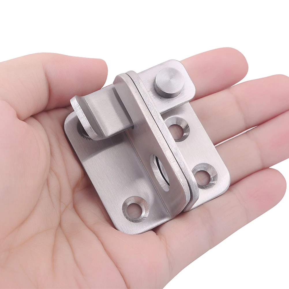

Stainless Steel Safety Door Bolts Latches Anti theft Lock Buckle Window Latch Heavy Duty corrosion resistant flush for home