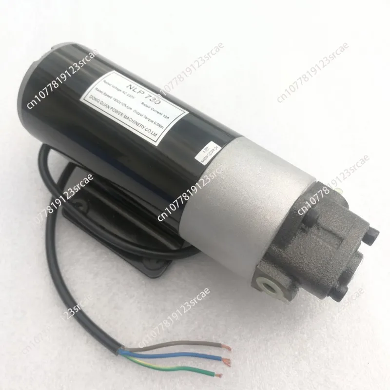 DC 12V/24V AC 220V Diesel Oil Pump Electric Hydraulic Pump Small DC Oil Micro Gear Gear Oil Pump Oiler view 4