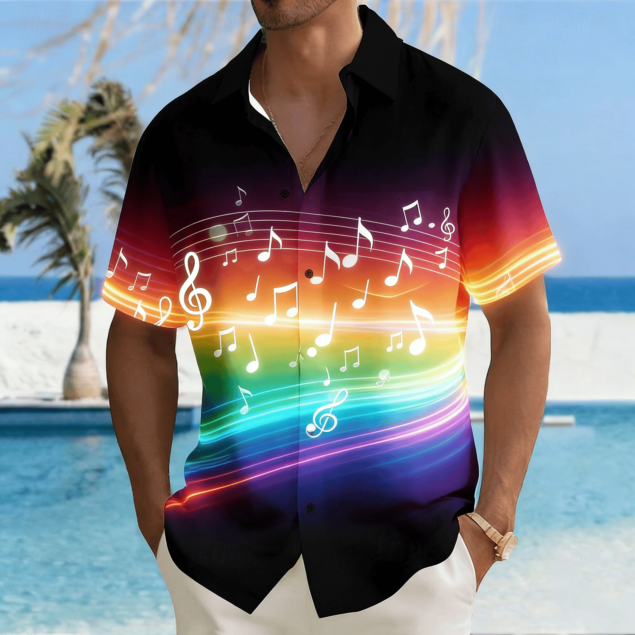 Herrenhemd mit Musiknoten- und – Shirts Bewertung und Preis