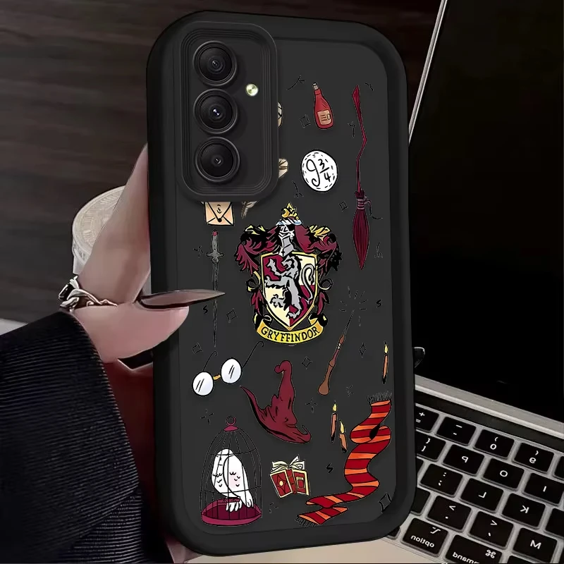 حافظة لهاتف سامسونج جالاكسي S25 S24 S23 Ultra S22 S21 Plus FE A15 A35 A54 A55 5G S24FE ماجيك بوترز عصا هاريز غطاء ناعم #6