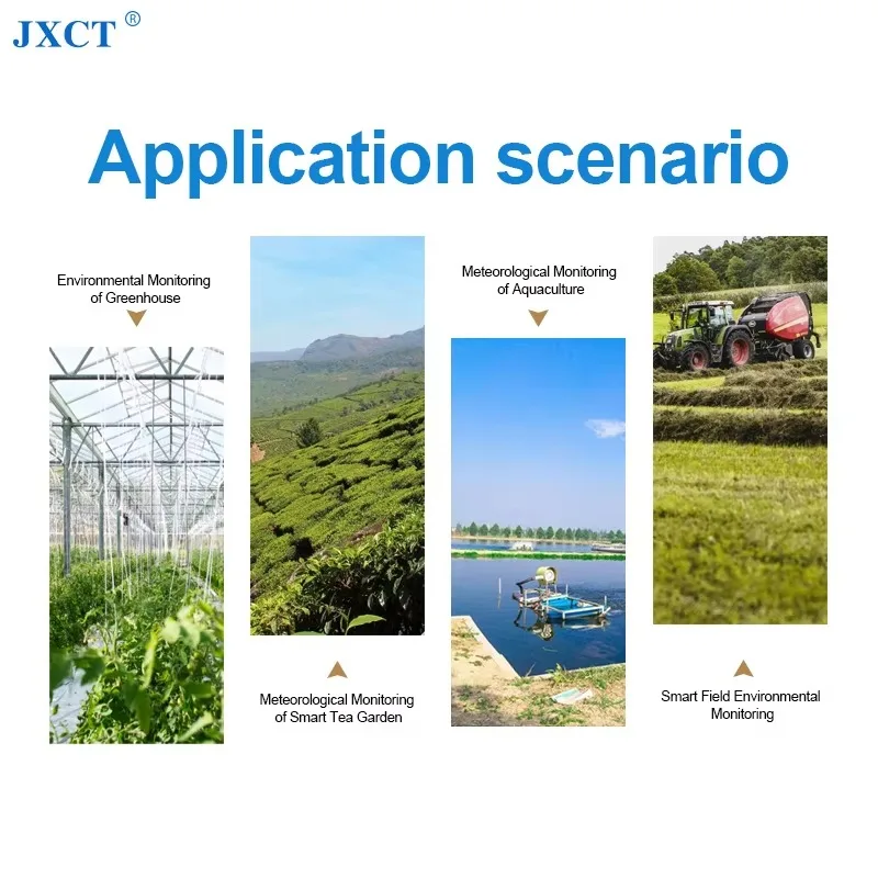 [Venda quente] Estação meteorológica JXCT Campus ao ar livre Suporte doméstico científico agrícola integrado Estação meteorológica sem fio