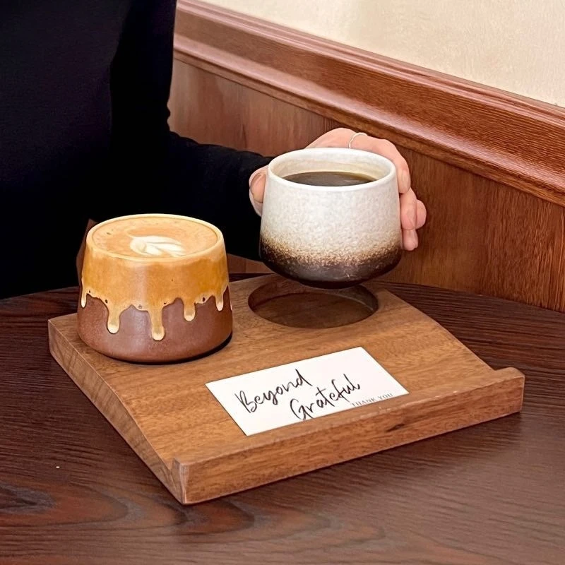 Vintage japanische Raku-Keramik-Teetasse, handgefertigt, grobe Keramik, Kung-Fu-Tasse, Ofenglasur, einzigartiges Design für den Heimgebrauch