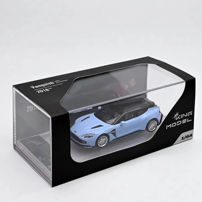King modèle 1:64 Aston Martin Vanquish Zagato Pot d'argile jouets en alliage véhicule à moteur moulé sous pression modèle en métal cadeaux
