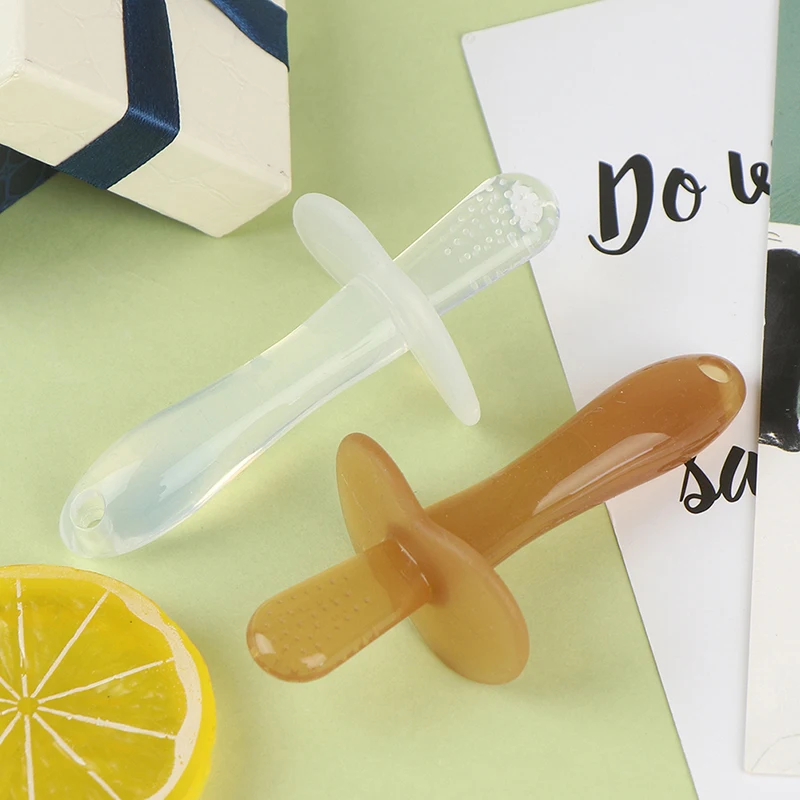 عصا عضاضة من السيليكون للأطفال، عصا تسنين من السيليكون آمنة بيئيًا #3