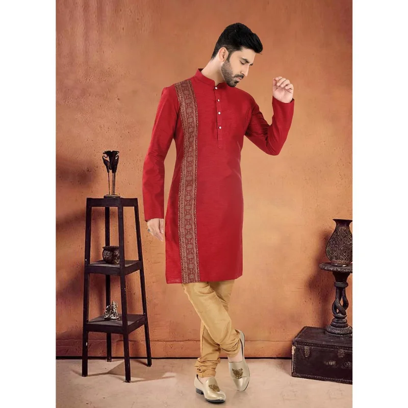 Camicie musulmane allentate da uomo Primavera Stand Camicie casual Caftano Manica lunga Mens Thobe Camicia musulmana Abbigliamento Abaya Camisas De Hombre