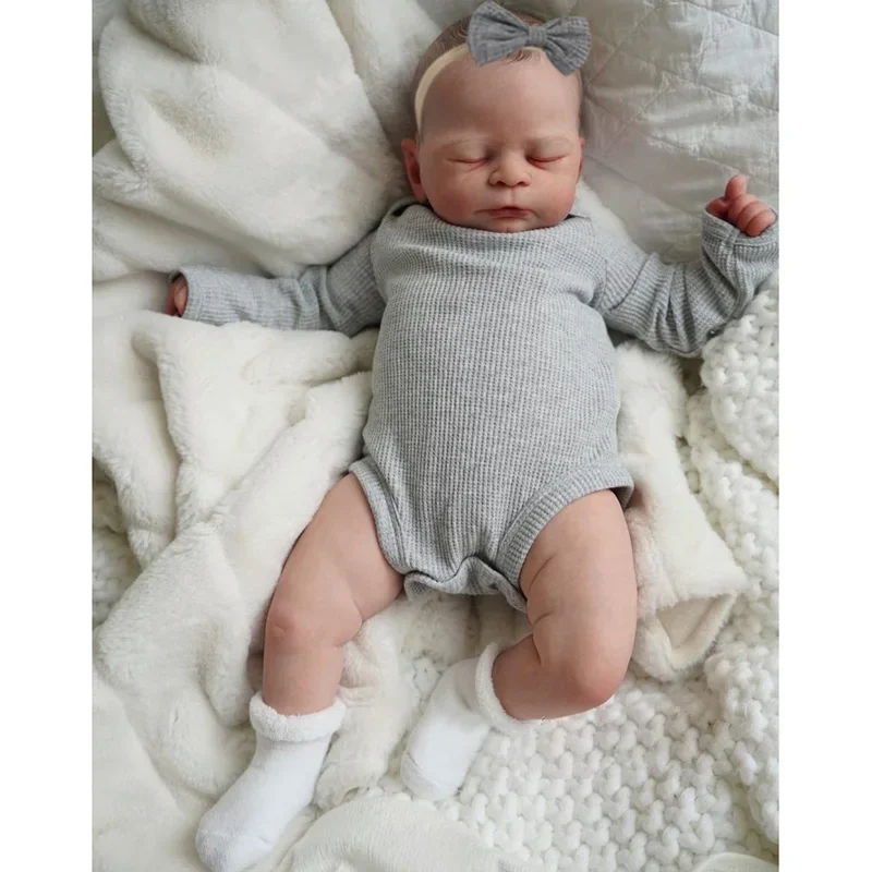 50cm Reborn Baby Doll Timothy Hand Painted 3D Skin with Visible Veins Soft Body Real looking Baby Dolls High Quality Bebe Reborn