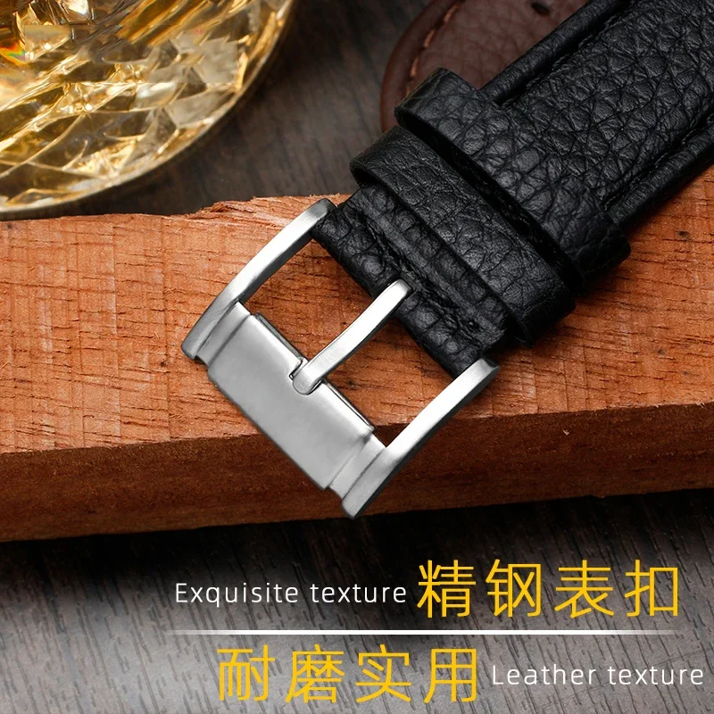 22mm Genuine Leather Watchband For Fossil CH2592 CH2564 CH2565 CH2891CH3051 wristband  men's tray strap with rivet style