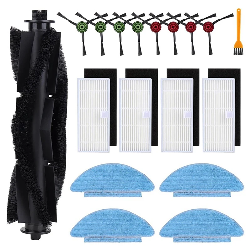 Zestaw akcesoriów części zamienne plastikowe do części zamienne do odkurzaczy robota Tikom L9000