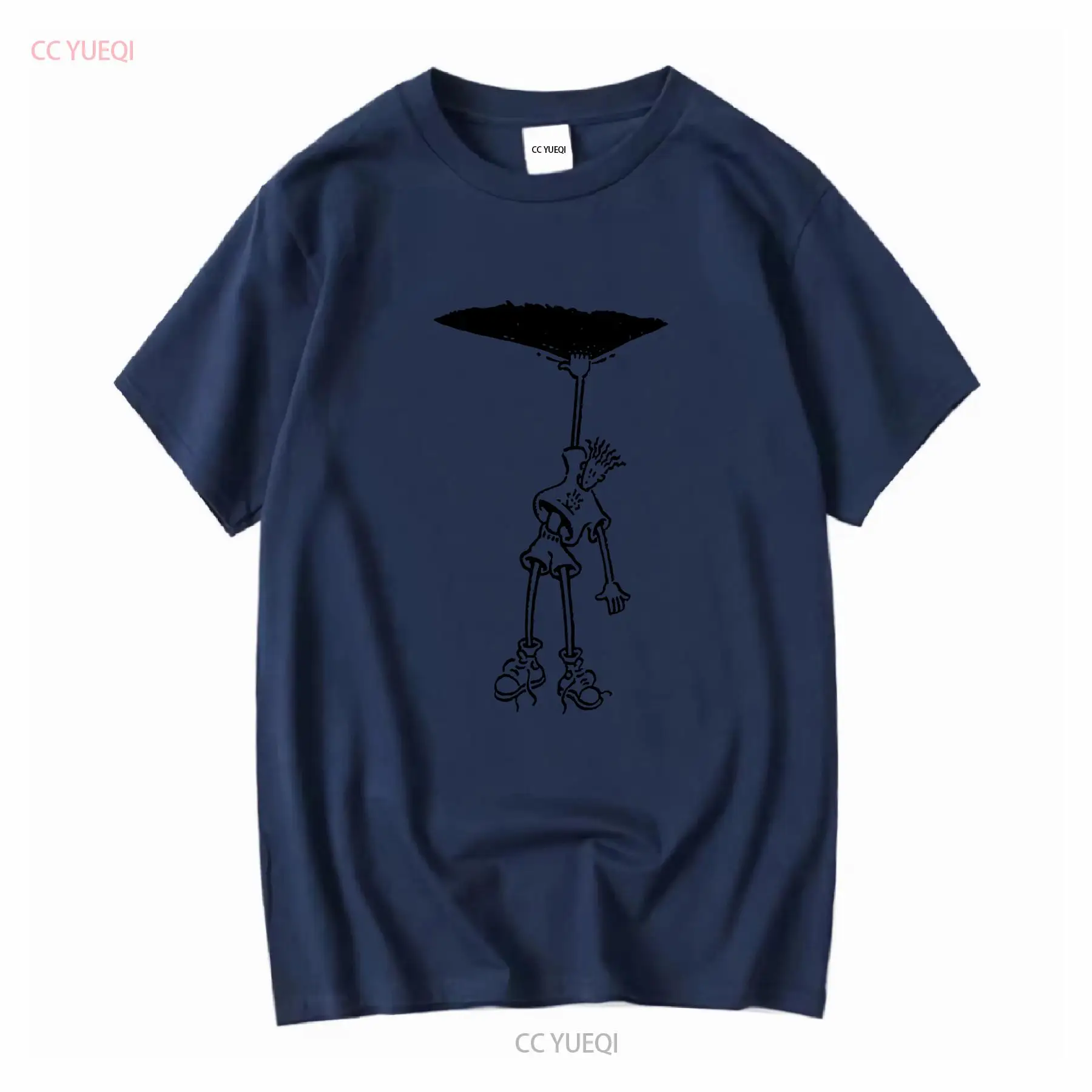 Vintage FIDO DIDO 7 UP Cartoon Style Back Print T Shirt long or 