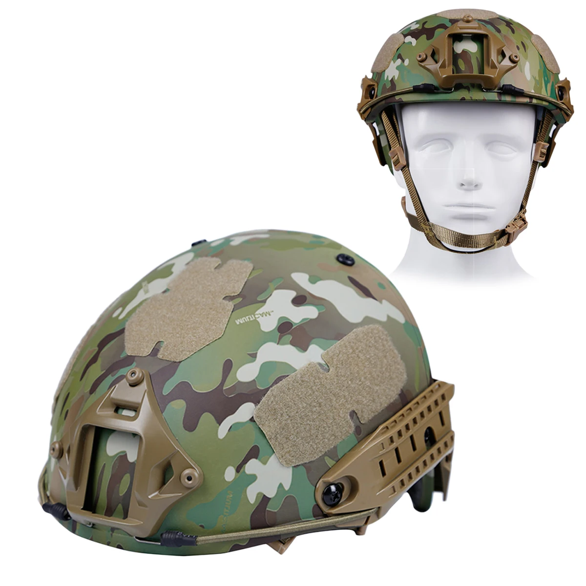 

CS Field Riding Tactical Helmet with NVG Base & Rail Escape Cotav AF Gaming Riot Helmet For Airsoft Paintball Hunting Etc