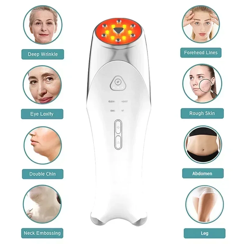 New EMS Facial Massager Face Lift Devices Skin Rejuvenation Lady Spa Anti Aging Wrinkle Beauty Machine Microcurrents Tightening