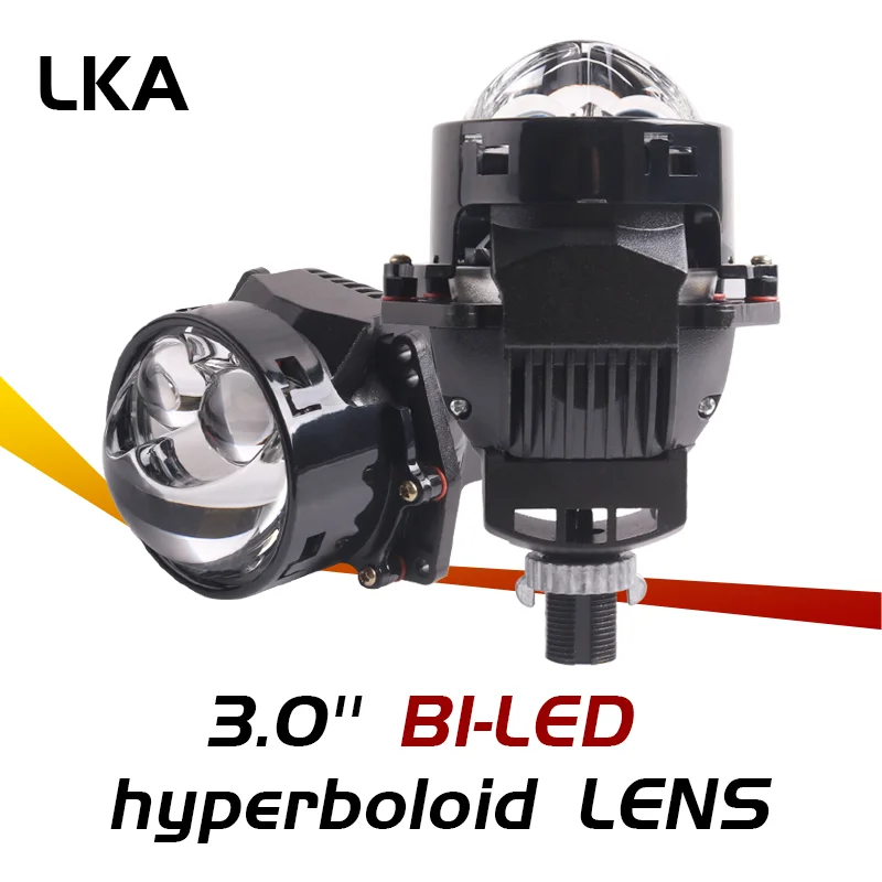 

3 Inch 140W Bi Led Hyperboloid Lens with Angel Eyes Shrouds for Hella 3R G5 H4 H7 9005 9006 Car Lamp Upgrade Retrofit Kits